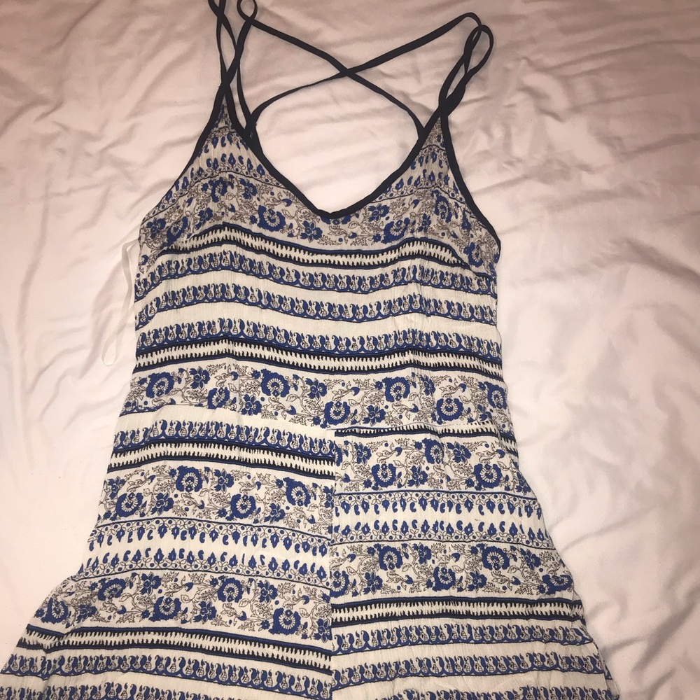 Lush Patterned Boho Romper